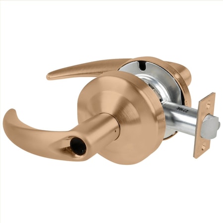 Schlage Grade 2 Storeroom Cylindrical Lock with Field Selectable Vandlgard, Omega Lever, Conventional Less C ALX80L OME 612